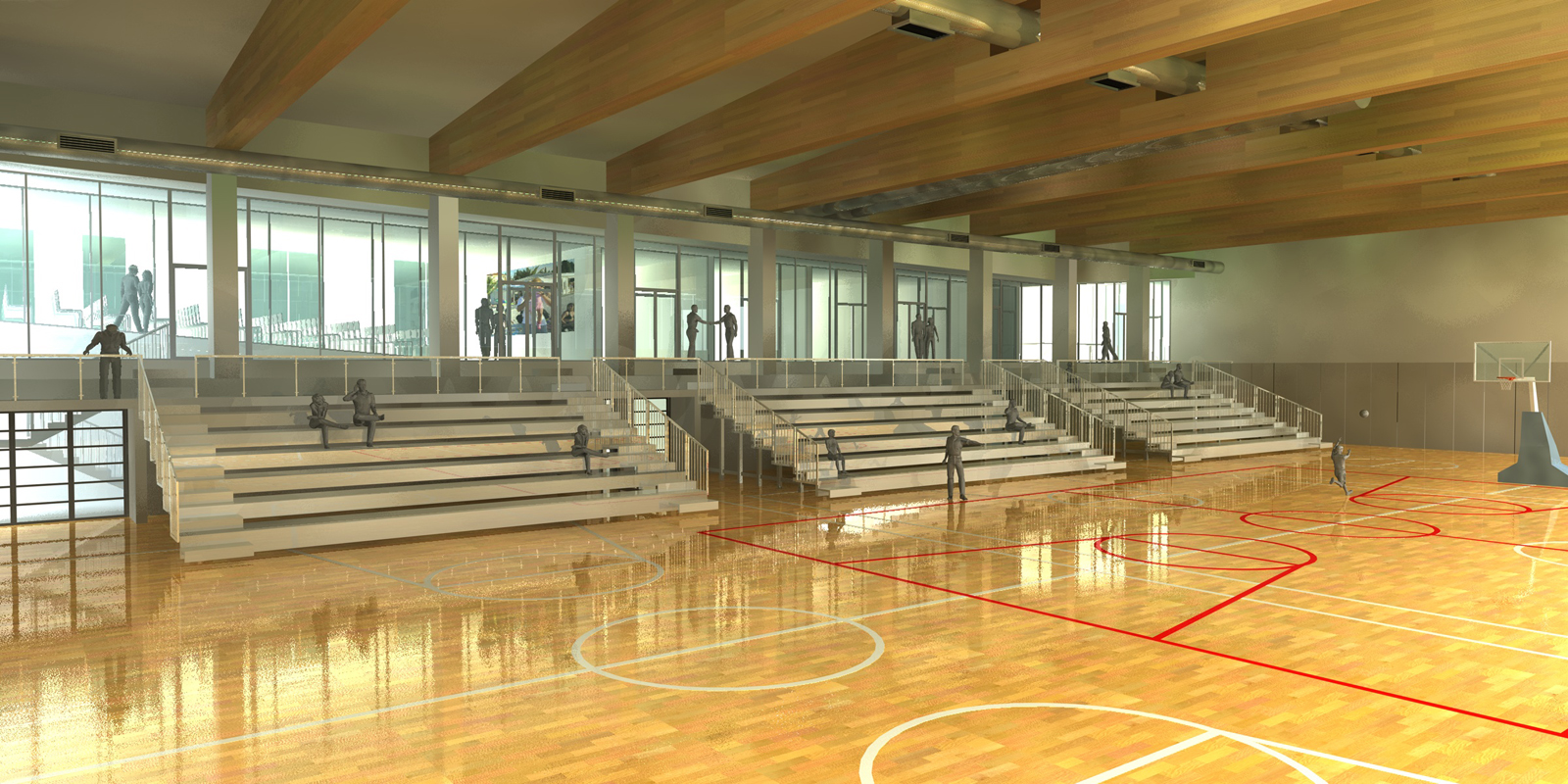 002 - Trodijelna dvorana u Jasenicama