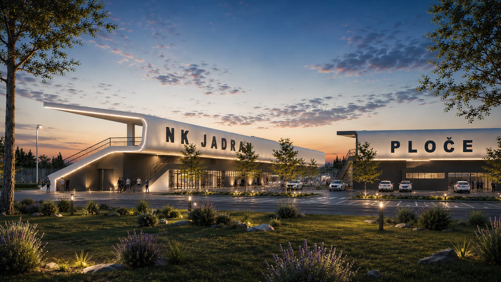Sportsko rekreacijska zona NK Jadran, Ploče