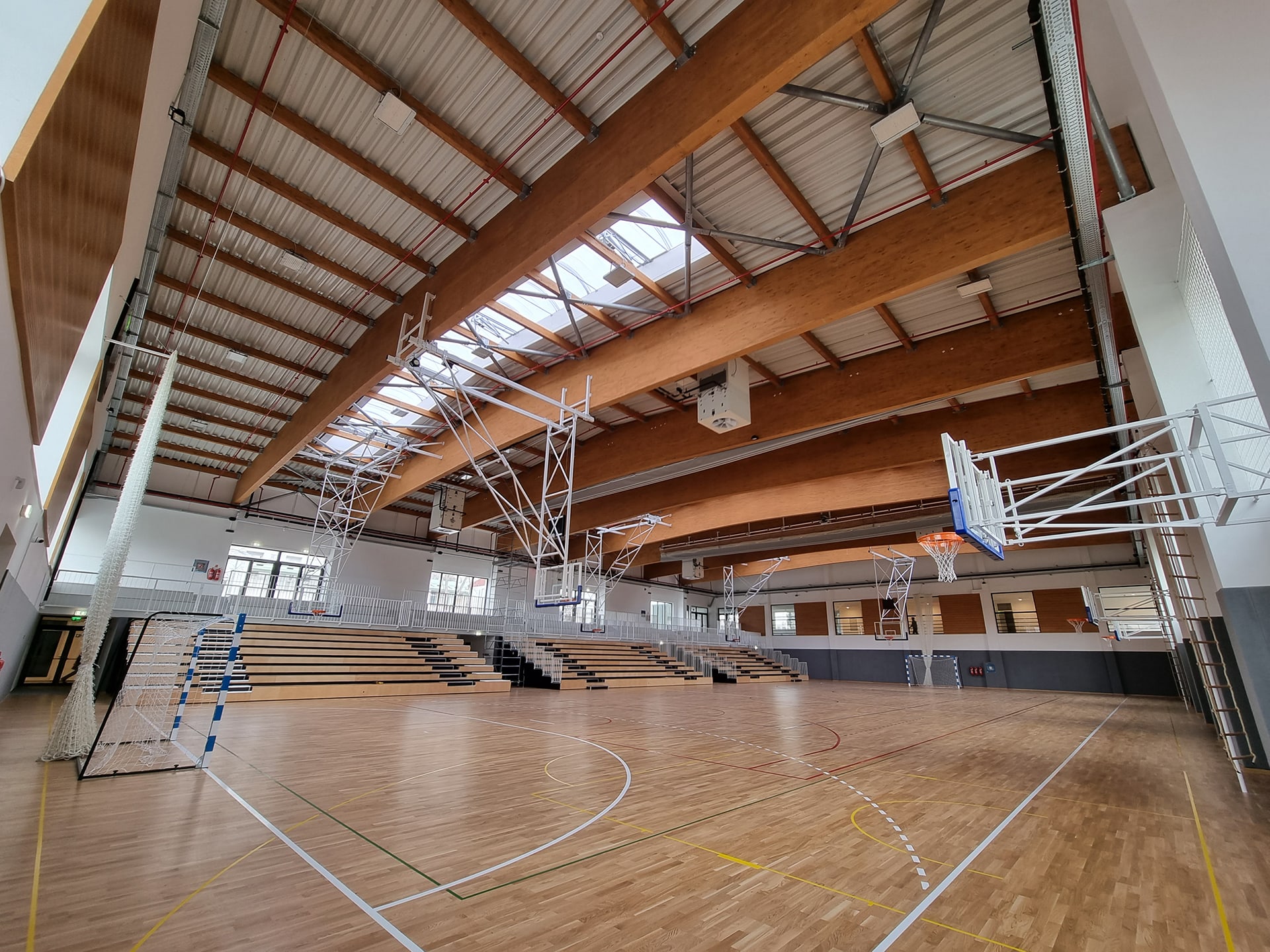 Sportska dvorana OŠ D. Domjanića, Zagreb (unutra)